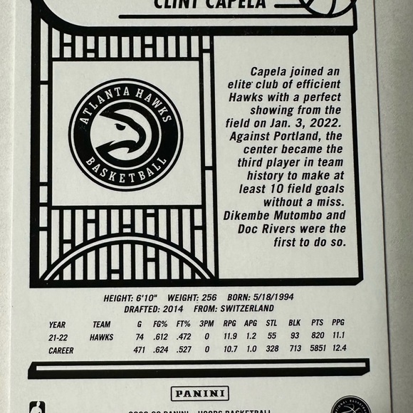 Clint Capela - Atlanta Hawks - Picture 2 of 2